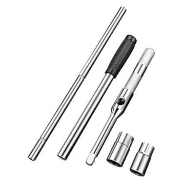 Imagem de predolo Chave de roda universal estendida, removível, portátil, prática, para caminhão, carro, van, leve, removedor de porcas de roda, 19 mm, 23 mm, veículo,