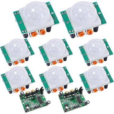 Imagem de DaFuRui 10 Peças Hc-Sr501 Módulo Pir Detector De Sensor Movimento Infravermelho Piroelétrico