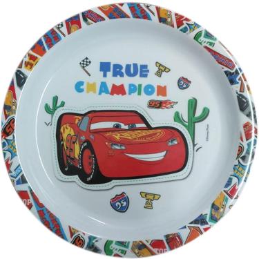 Imagem de Prato Refeição Infantil Carros Disney 21Cm Melamine Yangzi