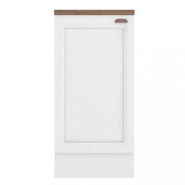 Imagem de Balcão com Tampo 1 Porta 41cm Unna Poliman, Branco