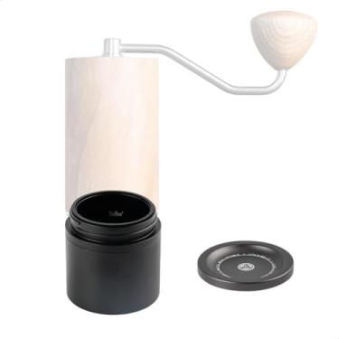 Imagem de watchget Copo magnético para moagem de café compatível com Comandante C40 C60, recipiente de aço inoxidável selado de 35 g com anel adaptador e base antiderrapante