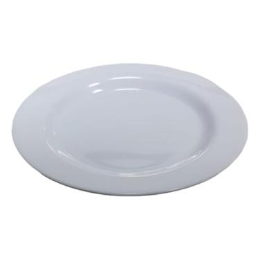 Imagem de Kit Pratos Melamina Não Quebra 20cm Raso Para Comer Lanchinho Salada De Fruta Pão Lanche Da Tarde (6)