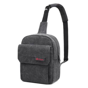 Imagem de Bolsa para câmera TULLIO Crossbody Sling Chest, mochila impermeável