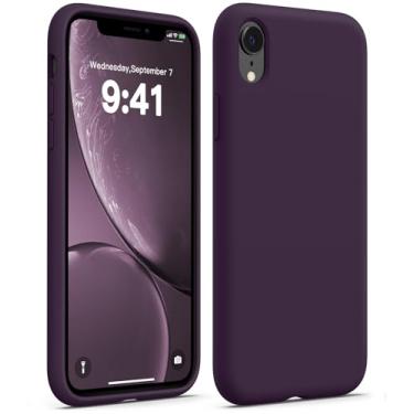 Imagem de AOTESIER Capa protetora à prova de choque para iPhone XR, [proteção militar contra quedas] [silicone de grau alimentício] capa protetora com forro macio antiarranhões, proteção para câmera e tela