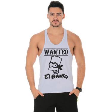 Imagem de Camiseta Regata Cavada Masculino Academia Treino Personagem - DUCHICO,