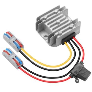Imagem de Conversor Boost MZHOU DC 12V a 24V 3A MAX IP67 à prova d'água