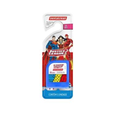 Imagem de Fio Dental Infantil Liga da Justiça Tutti Frutti 25m - Dentalclean, Az