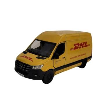 Imagem de Miniatura Mercedes-Benz Sprinter DHL Edition 1:48 - Kinsmart