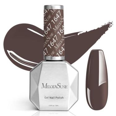 Imagem de Esmalte de unhas MelodySusie Brown Gel 15mL Soak Off UV LED