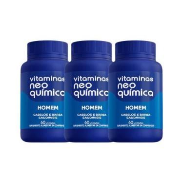 Imagem de Kit 3x Suplemento Alimentar Homem 60 Cpr - NEO QUIMICA