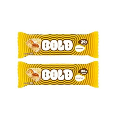 Imagem de Kit 2 Barra de Proteína Bold Sabor Banoffee com 20g de Proteína 60g