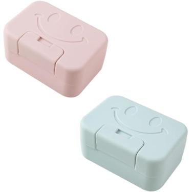 Imagem de Vazamento Saboneteira Suporte de recipiente Saboneteira portátil Viagem para banheiro, viagem, acampamento, academia (2-pack)