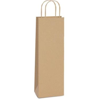 Imagem de Embalagem para Garrafa 35X13X8CM Sacola KRAFT - Cromus