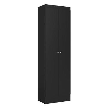 Imagem de Armário Multiuso 2 Portas Space Preto Acetinado - Thb