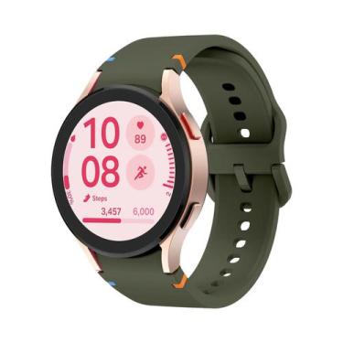 Imagem de Pulseira De Silicone De 40mm 44mm Para Samsung Galaxy Watch 7 FE 6 5 4