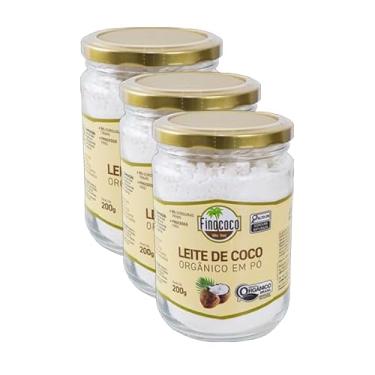Imagem de Kit 3X: Leite de Coco em Pó Orgânico Finococo 200g