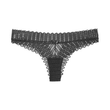 Imagem de Calcinha Sexy De Renda Com Baixa Cintura Para Mulheres, Lingerie Trans