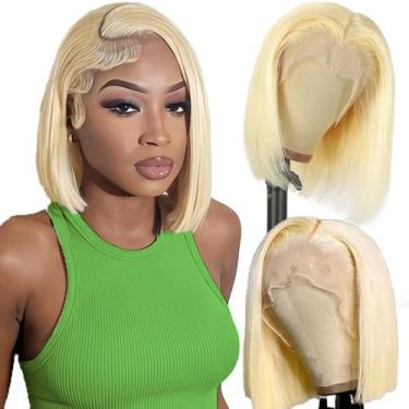 Imagem de Peruca SKYDO 613 Blonde Bob 25cm Cabelo Humano 180 Densidade