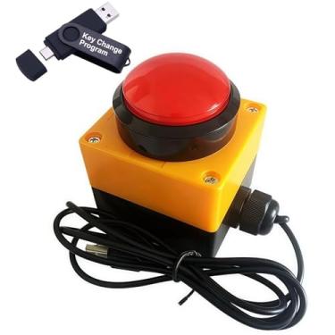 Imagem de Boobysuu Teclado macro USB programável – tecla de entrada, teclado para jogos com uma mão com botões principais de decisão de política, teclas de combinação personalizadas e função de controle de