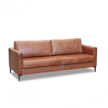 Imagem de Sofa 02 E 03 Lugares Fixo 2,20 Mt Estofado Living Kifa - Courissimo Caramelo
