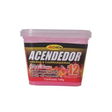 Imagem de Acendedor De Lareira E Churrasqueira 140g - Brasa Intensa - Chama Inicial 30cm