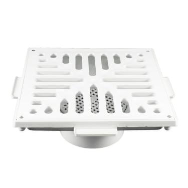 Imagem de Caixa Coletora Com Grelha Branca 20 X 20 Cm - 1328 - Estrela
