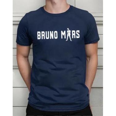 Imagem de Camiseta Camisa de Algodão Adulto Masculina Feminina  Bruno Mar s Músi