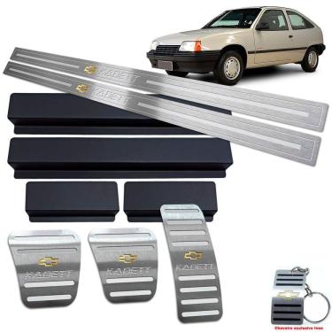 Imagem de Pedaleira Manual Soleira Prata Baixo Relevo Chevrolet Kadett