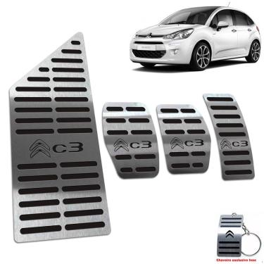 Imagem de Pedaleira Manual + Descanso Citroen C3 2013 2020 Preto