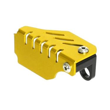 Imagem de Tampa de fluido do cilindro mestre dianteiro Monkey compatível com Monkey 125 2018-2024 CT125 Trail 125 2020-2024 Acessórios de motocicleta Protetor de tampa do tanque de fluido de freio (dourado)