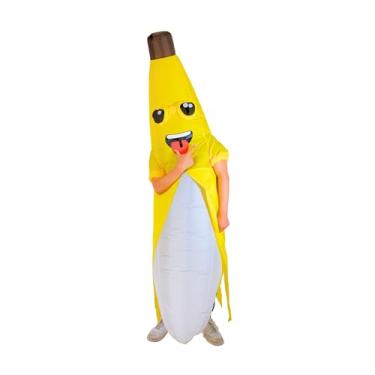 Imagem de PTS Fantasia inflável para adultos, fantasia de banana inflável para festa de cosplay de Halloween