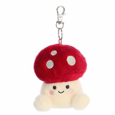 Imagem de Aurora Adorável Palm Pals Amanita Mushroom Clip-On - Pelúcia colecionável divertida para colecionadores de crianças e adultos - Perfeito para mochilas e presentes de aniversário - Vermelho 10 cm