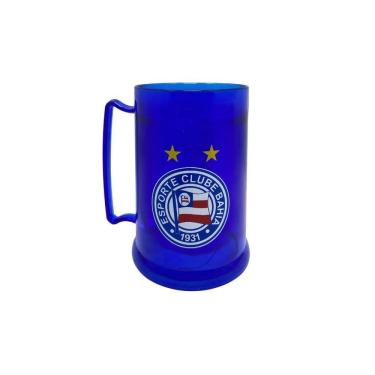 Imagem de Caneca De Gel Azul Escudo Bahia 1931 Esporte Clube 300Ml