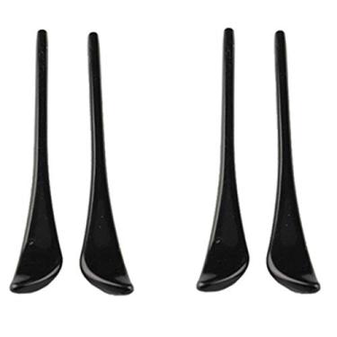 Imagem de NicelyFit Meias de substituição para óculos de sol RayBan RB3025 RB3026 etc. TT003, Preto - 2 pares, 70mm