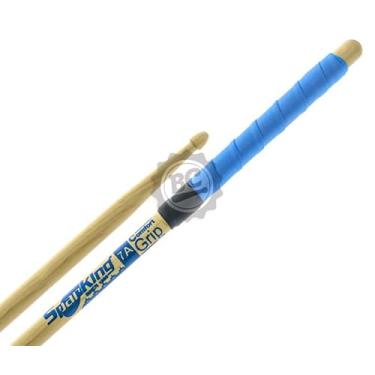 Imagem de Baqueta Spanking Comfort Grip 7A Azul com cabo emborrachado mais pegada e menos lisa (116747)