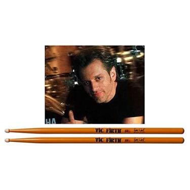 Imagem de Baqueta Vic Firth Signature Dave Weckl Evolution ¨Padrão 5A/5B¨ Modelo Laranja (7377)