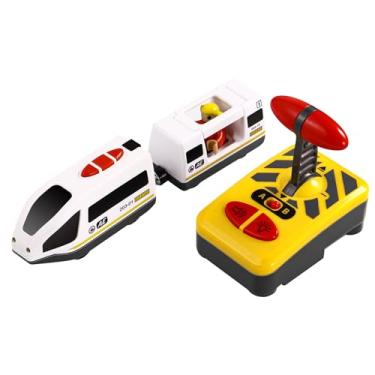 Imagem de Toyvian Brinquedo de Trem Elétrico, Mini Trem Rc Engraçado para Crianças, Conjunto Elétrico de Brinquedo Educacional para Crianças, para Brincar E Colecionar (sem Bateria)