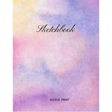 Imagem de Sketchbook.: Blank drawing book. 8.5x11 200 pages 90gsm journal white notebook for drawing, sketching, painting, writing. Perfect gift for boys, girls, students, teens, adults.