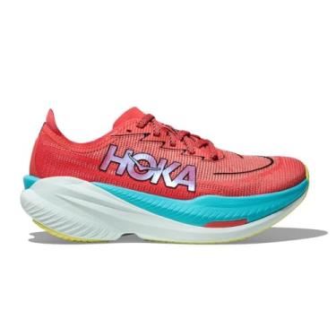 Imagem de HOKA Tênis masculino Mach X 2, Coral elétrico, 42