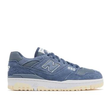 Imagem de New Balance Tênis masculino 550, Camurça azul, 41