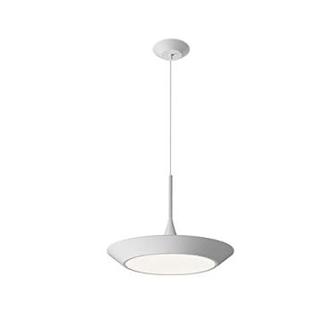 Imagem de Lustre moderno LED, Lustre LED estilo minimalista moderno, Luminária pendente de ferro de cabeça única, Luz suspensa de teto, Luminária de decoração para restaurante e café, Altura ajustável
