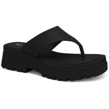 Imagem de Tamanco Ramarim Plataforma Tratorado Dedo Tira Larga Feminina 2338242