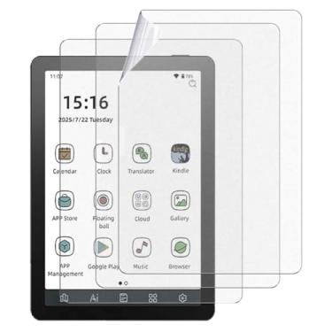 Imagem de YAJOJO Pacote com 3 protetores de tela fosco para Bigme B6 15.2 cm, protetor de tela fosco de cobertura total de PET premium antirreflexo para Bigme B6