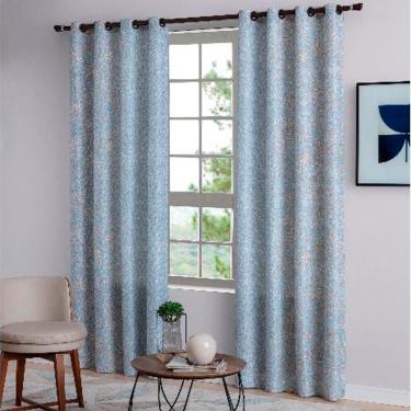 Imagem de Cortina única Belém 16 Ilhoses 220x240cm Casa D'oro Sultan