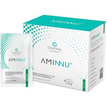 Imagem de Aminnu Limão Caixa com 30 sachês de 10g Central Nutrition