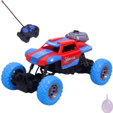 Imagem de Carrinho de Controle Remoto Acrobacias Aranha Lança Fumaça Luz - Castela