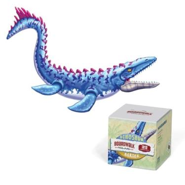 Imagem de Boardwalk Luxury Wood Puzzle - Mosasaurus Dinosaur Series - Fun Size