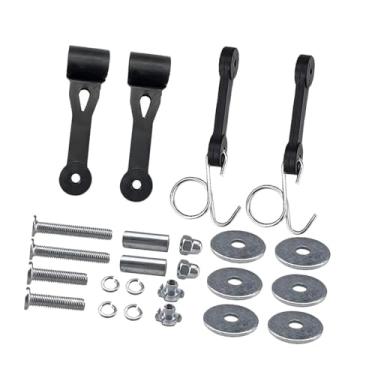 Imagem de Generic Conjunto de travas para cortador de grama com gancho para ensacador de trator, correias de trava para cortadores de grama