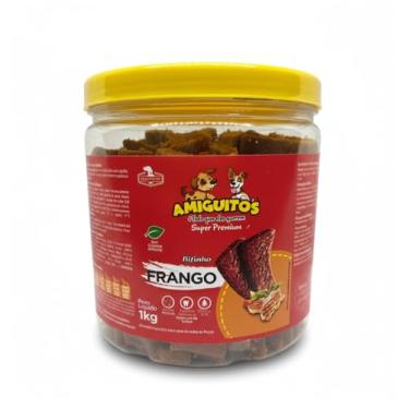 Imagem de Petisco Para Cães Todas as Raças 1kg Amiguitos Pet Bifinho Premium (1kg, Frango)