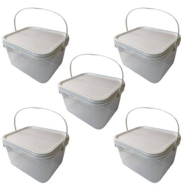 Imagem de Balde Para Passar Pano 2.4 Litros-Kit 5 Pçs